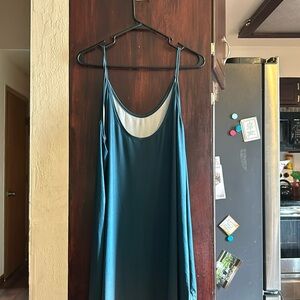 Lounging sleepwear 2x with pockets blue on top brown on bottom